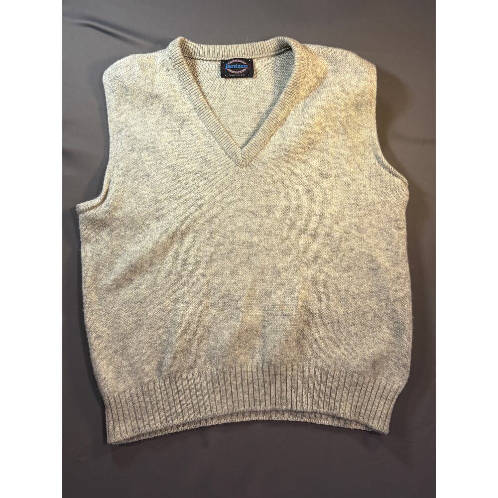 VTG Jantzen 70s Wool Blend V-neck Sweater Vest